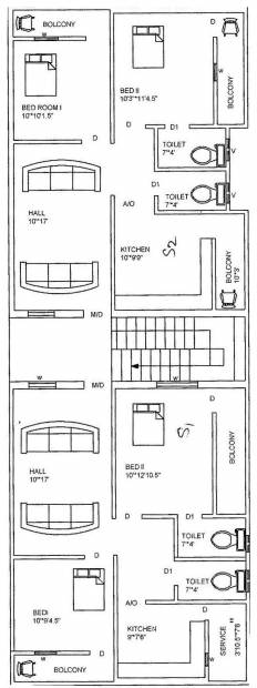 Images for Cluster Plan of Om Enclave