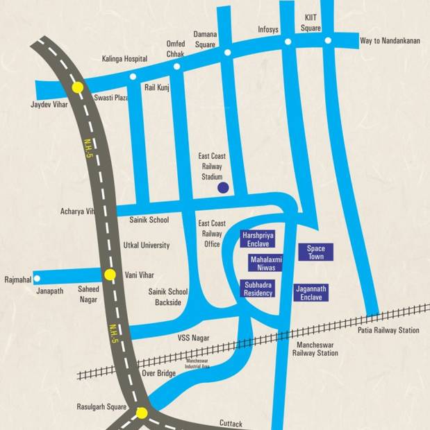  mahalaxmi-niwas Images for Location Plan of Neelanchal Mahalaxmi Niwas