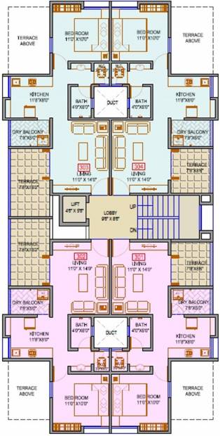 Images for Cluster Plan of Neeti Constructions Galaxy