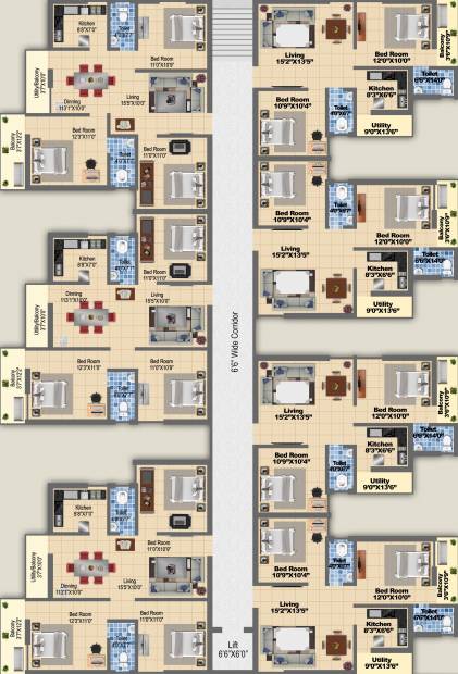 Images for Cluster Plan of Jaya Orchid Enclave