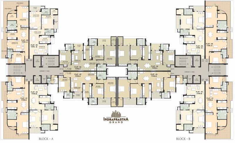  indraprastha-grand Block A Cluster Plan