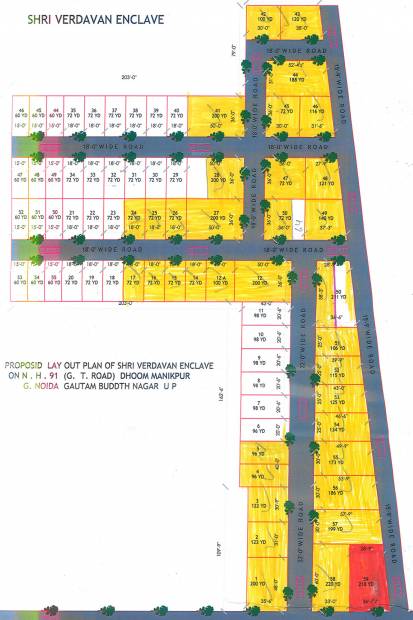Images for Layout Plan of SS Shri Vrindavan Enclave