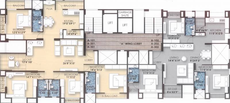 Images for Cluster Plan of Rushiraj Riviera