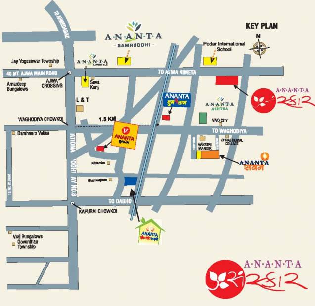  sanskar Images for Location Plan of Ananta Sanskar