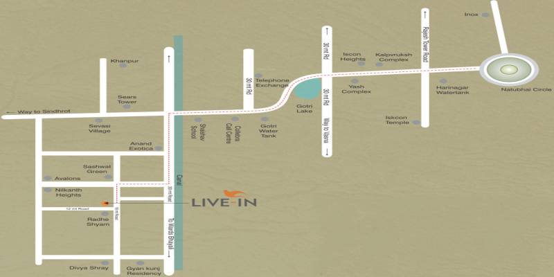  live-in Images for Location Plan of Lakshya Live In