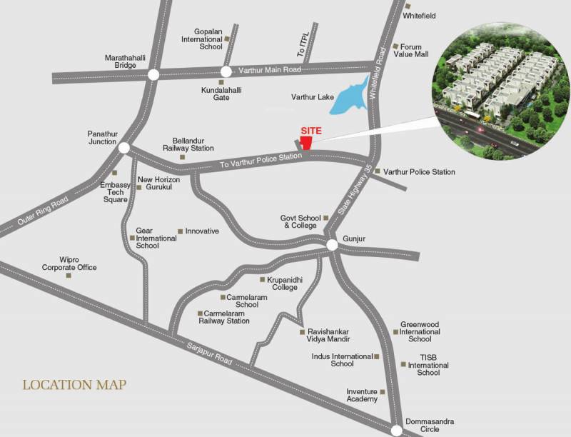  villas Images for Location Plan of Obel Villas