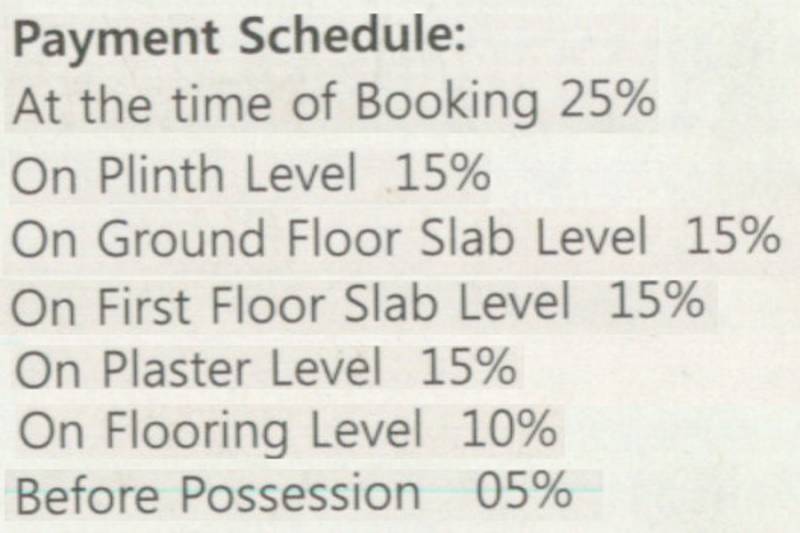 Images for Payment Plan of Siddh Shyam Villa
