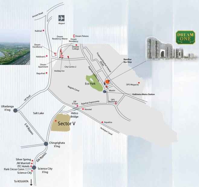  dream-one Images for Location Plan of Jain Dream One