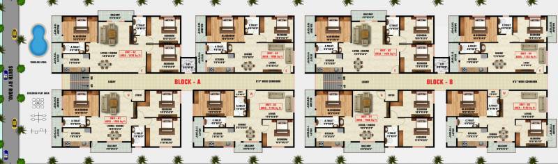 Images for Cluster Plan of Unitech Blossoms