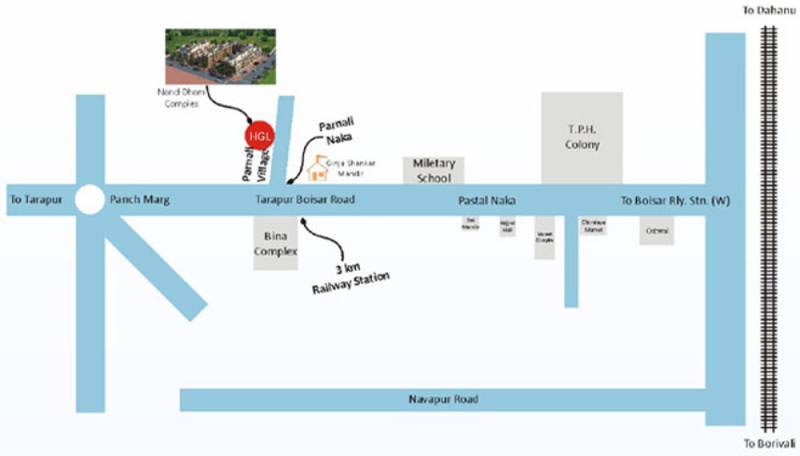 Images for Location Plan of HGL Nand Dham Complex
