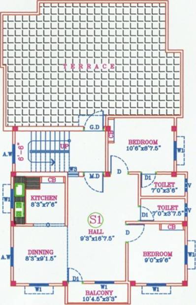  nehaa-sree-flats Images for Cluster Plan of DSR Nehaa Sree Flats