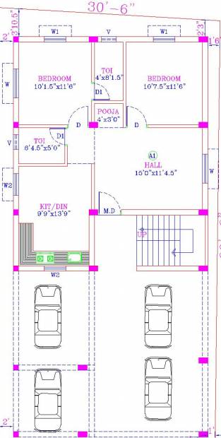 Images for Cluster Plan of Vishaka Sai Sunder Flats
