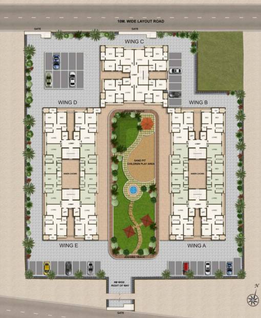 Images for Site Plan of Shree Krishna Eastern Winds