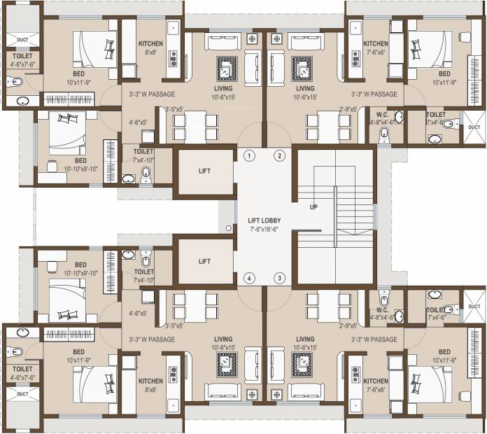 Images for Cluster Plan of Shree Krishna Eastern Winds
