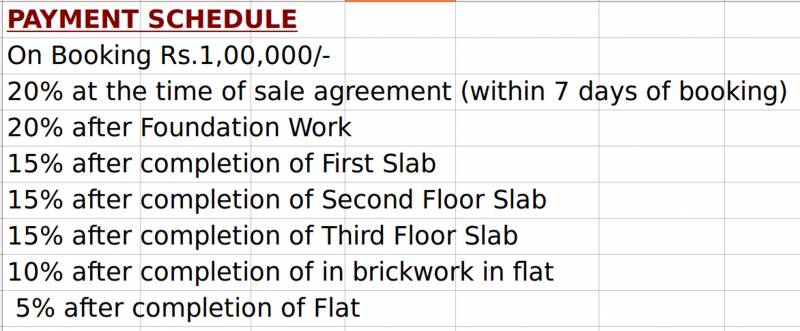 Images for Payment Plan of Abhyudaya Elite Abhyudaya I