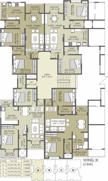 Images for Cluster Plan of SS Pratham Vrindavan