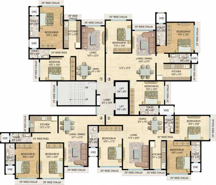 Images for Cluster Plan of Krishna Krishna Residences Phase 1