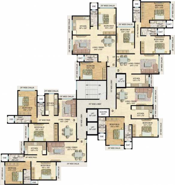 Images for Cluster Plan of Krishna Krishna Residences Phase 1