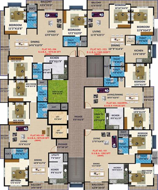Images for Cluster Plan of Sankhya Heights