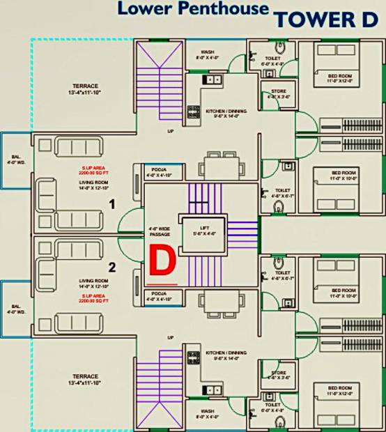 Images for Cluster Plan of Lilleria Apartments I And II