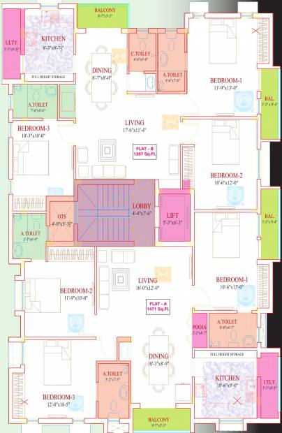 Images for Cluster Plan of Roohi Constructions Sathyam