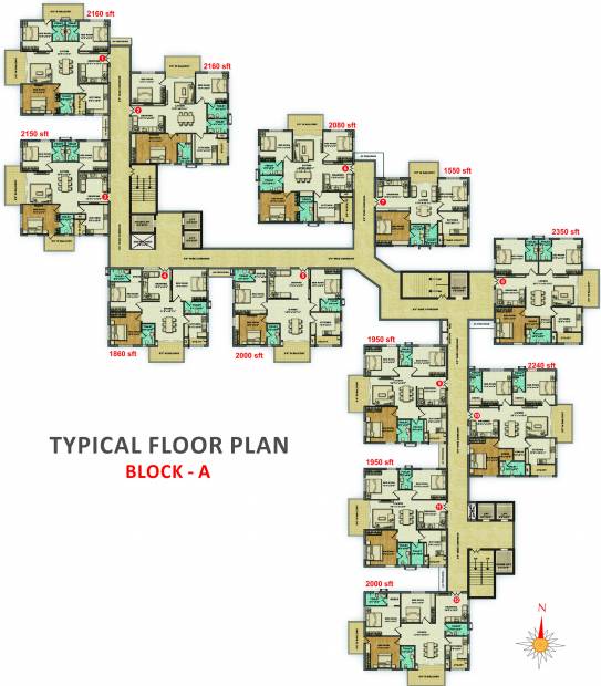  capitol-heights Images for Cluster Plan of Aditya Capitol Heights