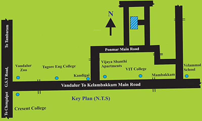 gita-properties aa-royal-nagar-phase-ii Location Plan