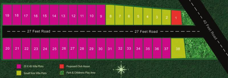 clear-title-properties little-city Layout Plan