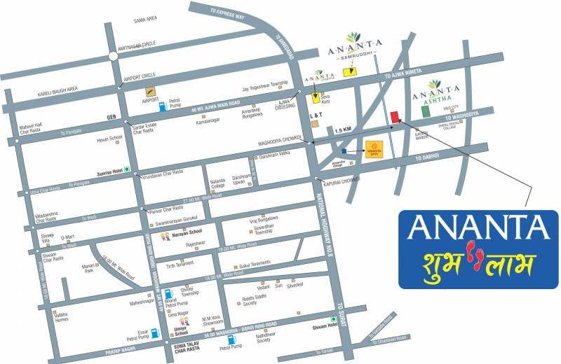  shubh-labh Images for Location Plan of Ananta Shubh Labh