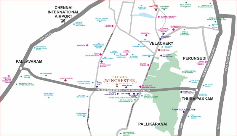 Images for Location Plan of Sobha Winchester