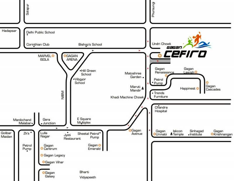  cefiro Images for Location Plan of Gagan Cefiro