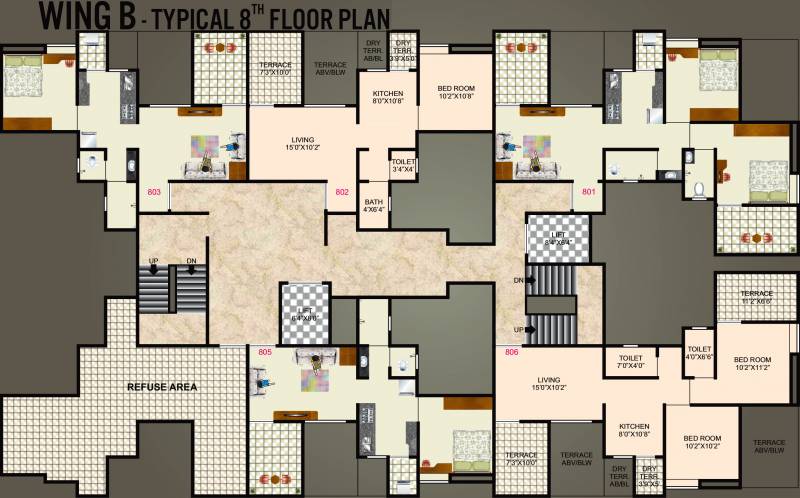 Images for Cluster Plan of Balaji Vishnu Greens