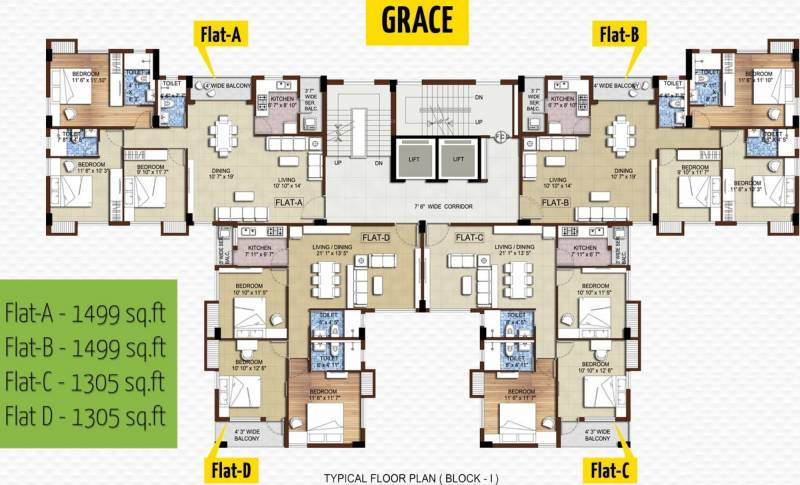 elegance Images for Cluster Plan of Bengal Elegance