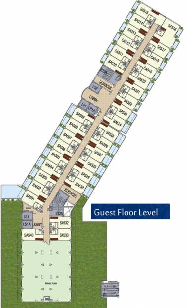 Images for Cluster Plan of KPDK Best Western Town Suite