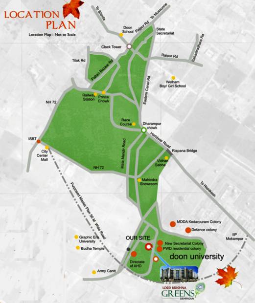 mahalaxmi-buildwell lord-krishna-residency Location Plan