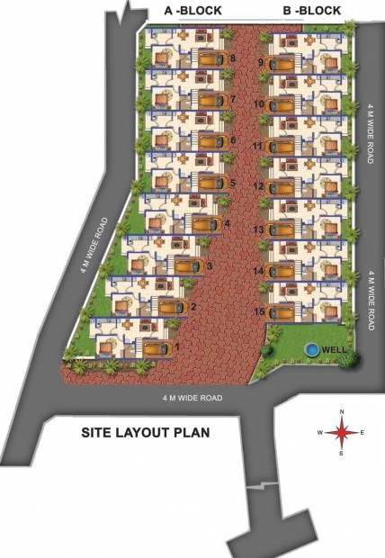coral-group amazon-villas Site Plan