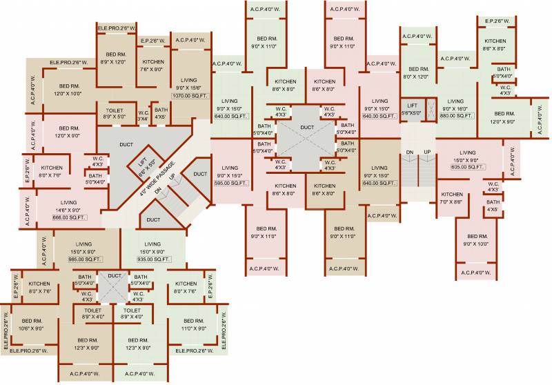 Images for Cluster Plan of Yash Manjiri Heights