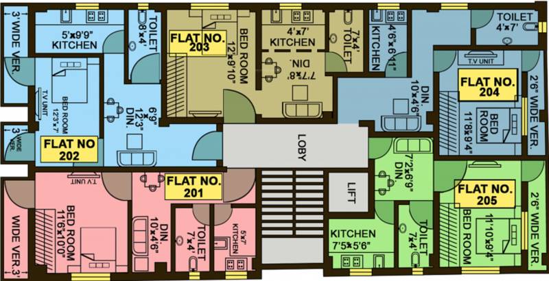parivar-enclave reborn Reborn Cluster Plan 1st floor