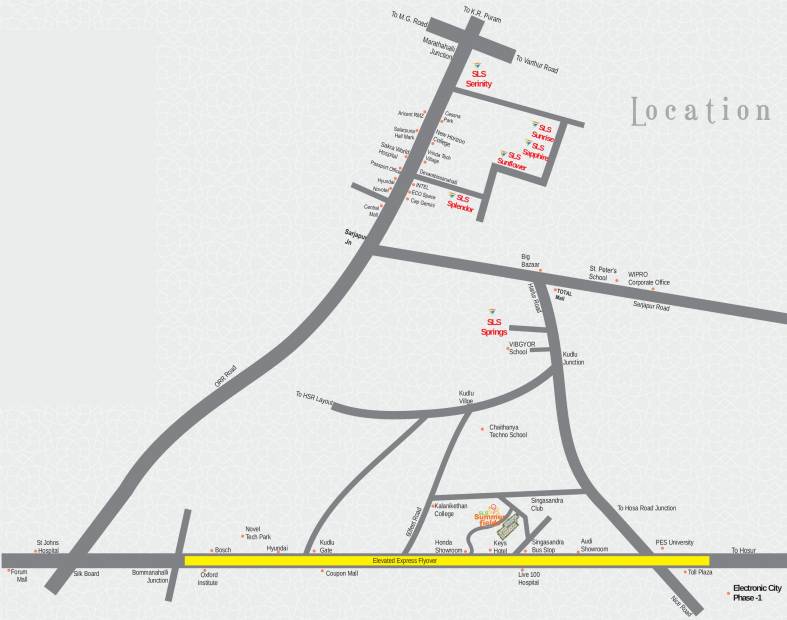  summer-fields Images for Location Plan of SLS Summer Fields