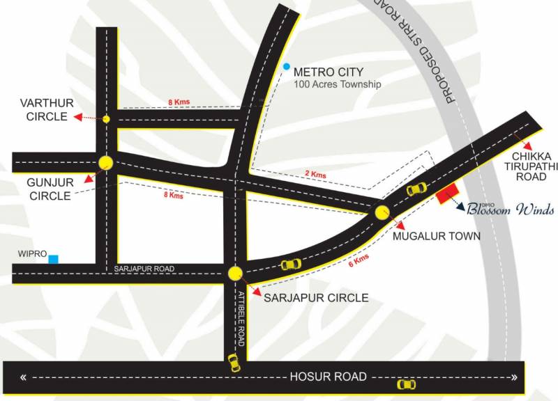 Images for Location Plan of Dhio Build Tech Properties Blossom Winds