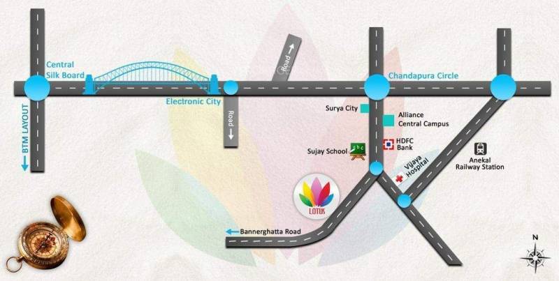 js-homes lotus-plots Location Plan