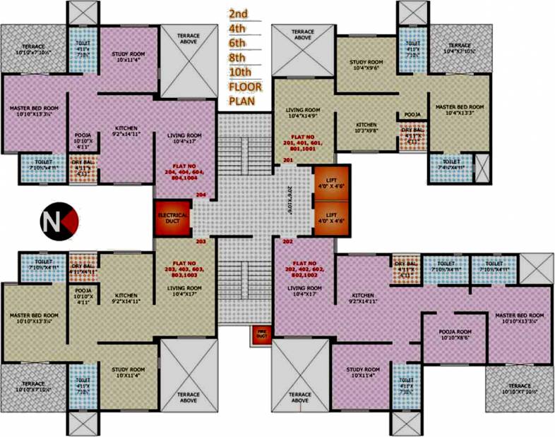 Images for Cluster Plan of Sneh Yashoda Heights