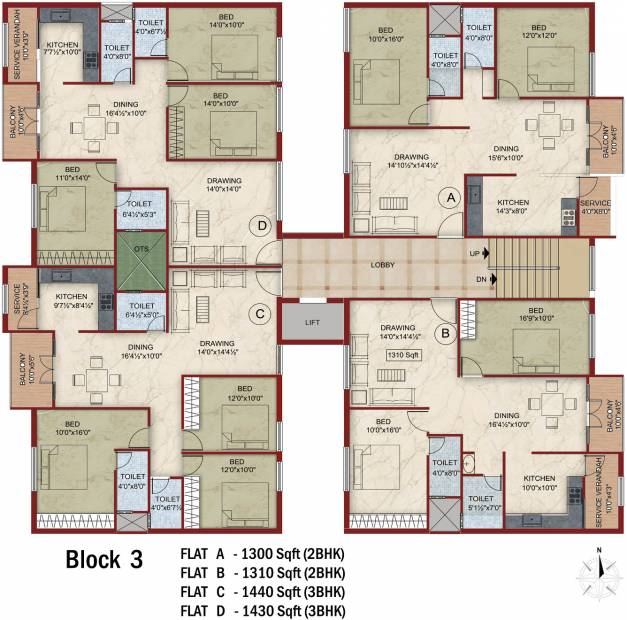  abc-avenue Images for Cluster Plan of Gowtham Housing ABC Avenue