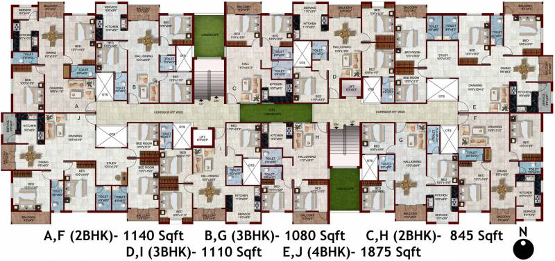  abc-avenue Images for Cluster Plan of Gowtham Housing ABC Avenue