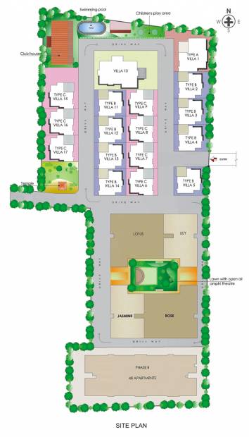 Images for Site Plan of Sri Raghavendraa Sri Brindhavan Garden Villas
