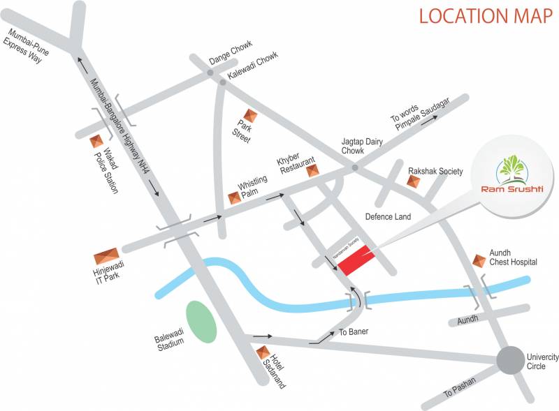  ram-srushti Images for Location Plan of Muktaa Ram Srushti