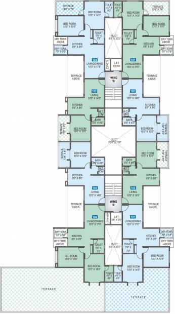 Images for Cluster Plan of Tyagi Brookside