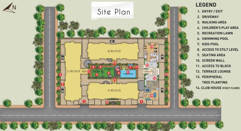  mar-esmeralda Images for Site Plan of Kolte Patil Mar Esmeralda
