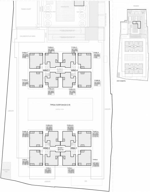 Images for Cluster Plan of Sobha Palm Court