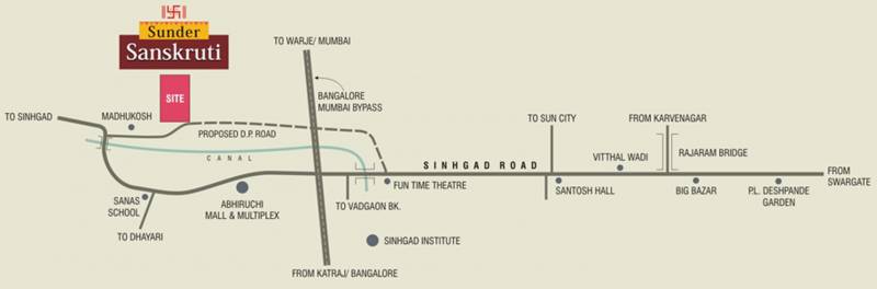 dharmavat-group sunder-sanskruti-phase-i Location Plan